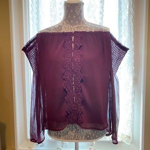 Off-the-shoulder Blouse